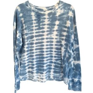 C3 Gap Sweatshirt Kids XXL Blue Excellent Tie Dye Crew Neck Long Sleeve Pullover